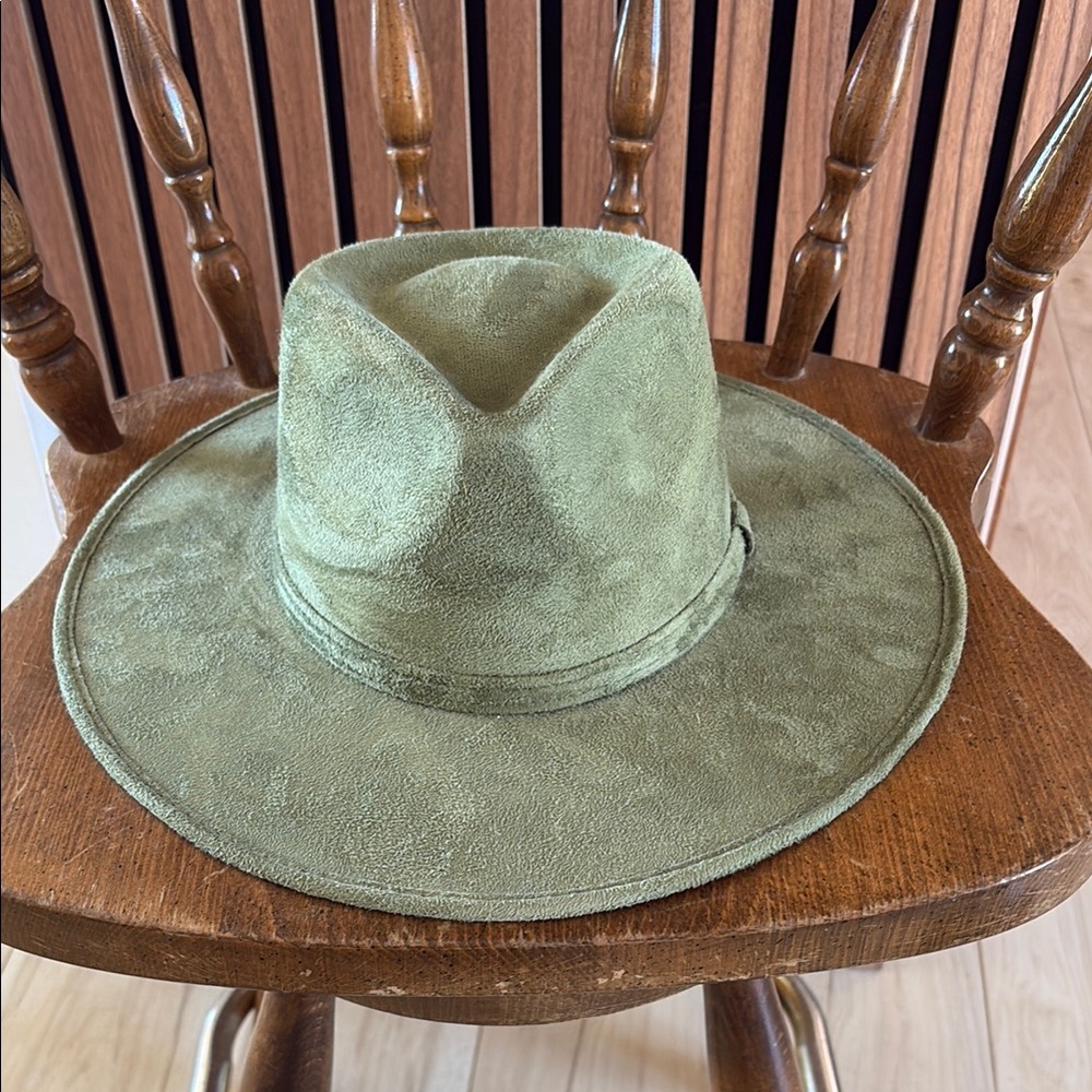 Bobo chic Sage Green Suede Rancher Hat